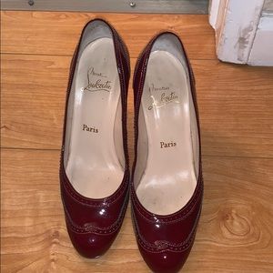 Christian Louboutin round toe heel